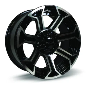 RTX Wheels – Peak – Black – 22″x10″ -18mm – Summer Wheels – 083009